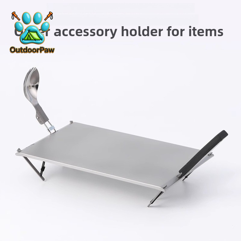 โต๊ะไทเทเนียมน้ำหนักเบาแบบพกพา - Outdoor Camping Folding Table บทวิจารณ์และราคา